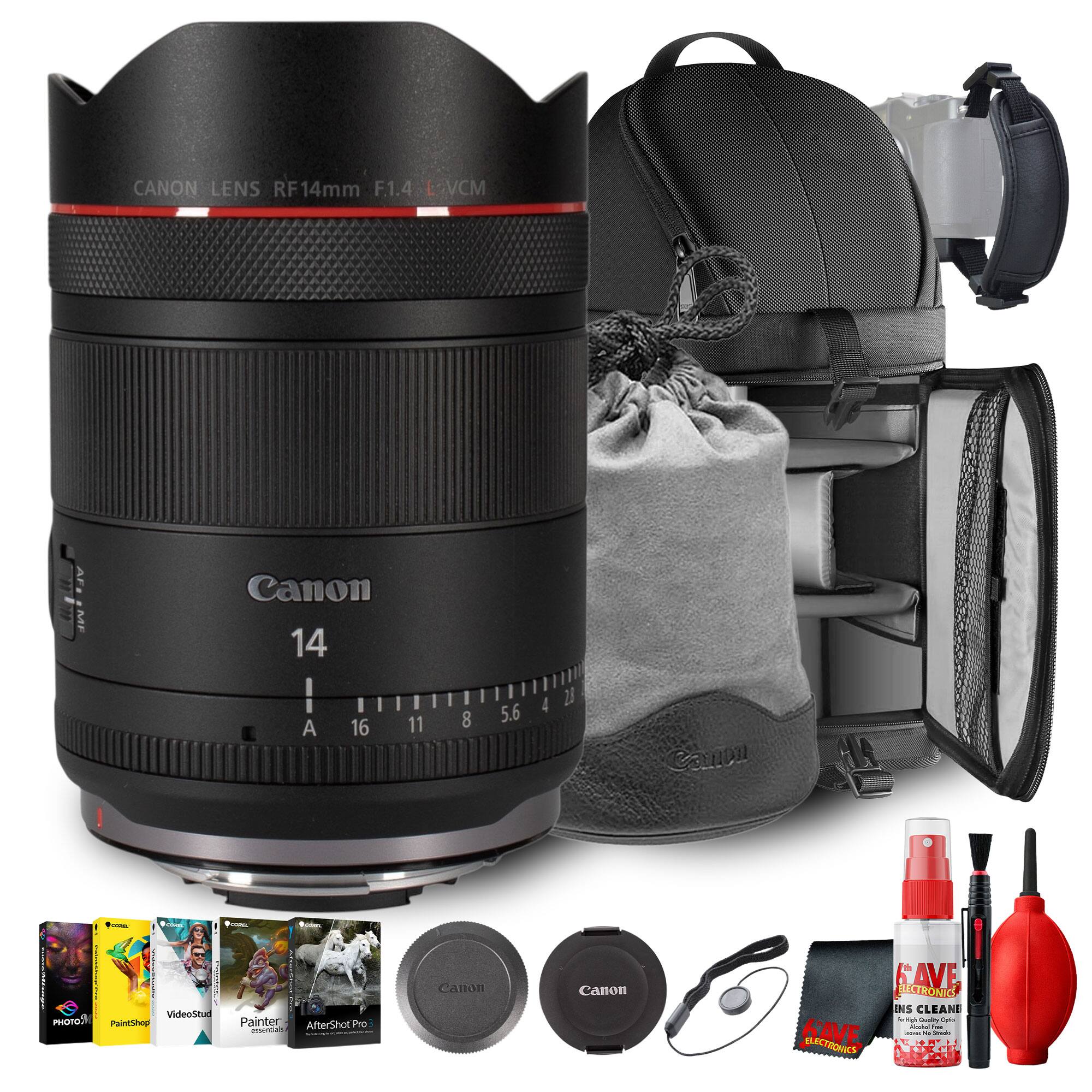 CANON LENS RF14mm F1.4 L2 VCM  
Canon 14  
A 16 11 8 5.6 4  
Camon HA - 1  
1 : VEOL - VideaStud PHOTOJ PaintShap Painter AfterShot Pro  
CABO Canon SAVE RECTRONICS  
CLEANS  
C -- KAVE BLECTOONICS