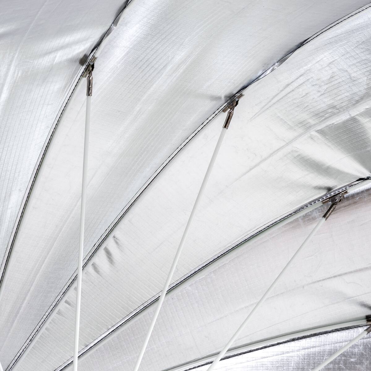 Alt View 7. Glow - Glow Easy Lock X-Large Deep Silver Fiberglass Umbrella (65").