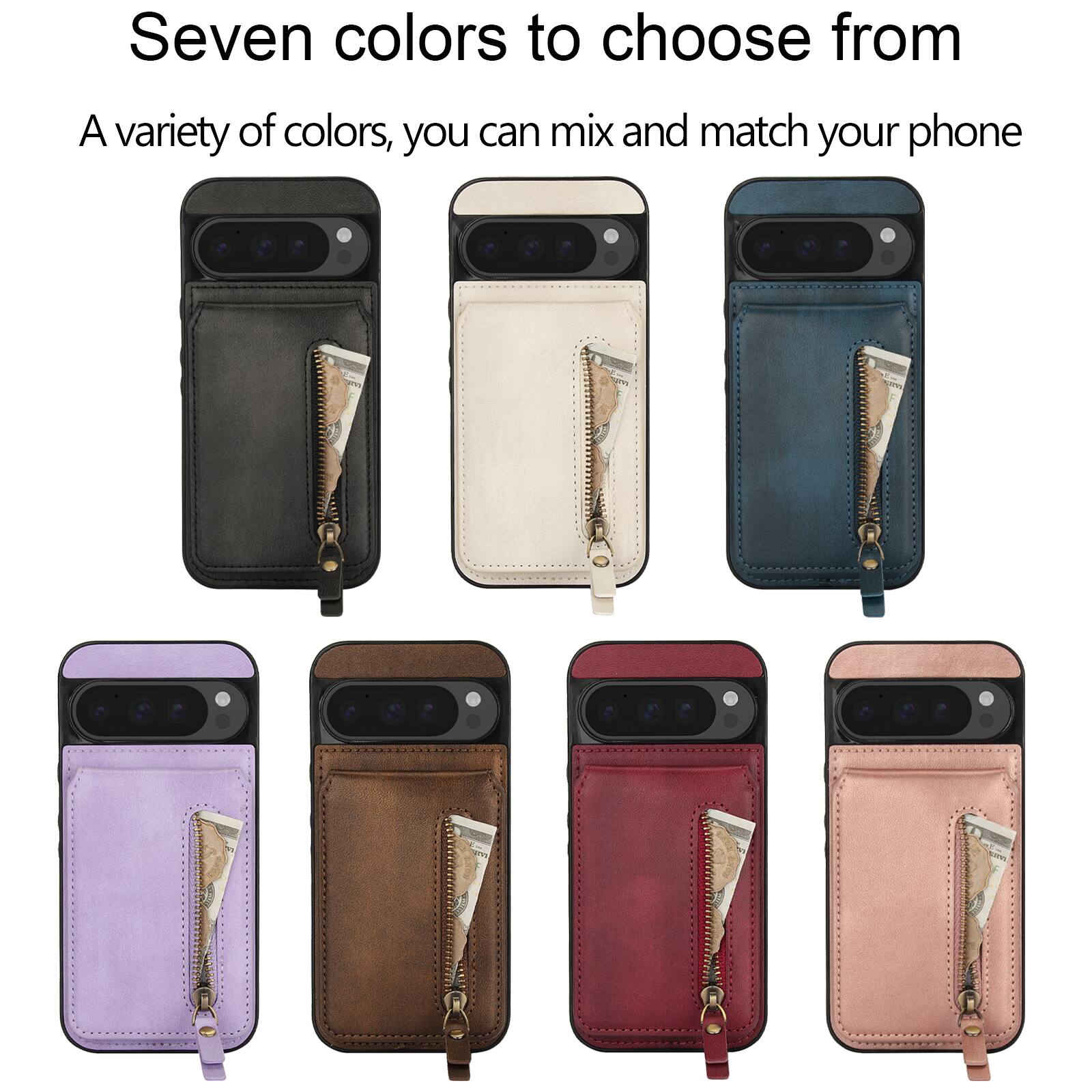 Seven colors to choose from

A variety of colors, you can mix and match your phone