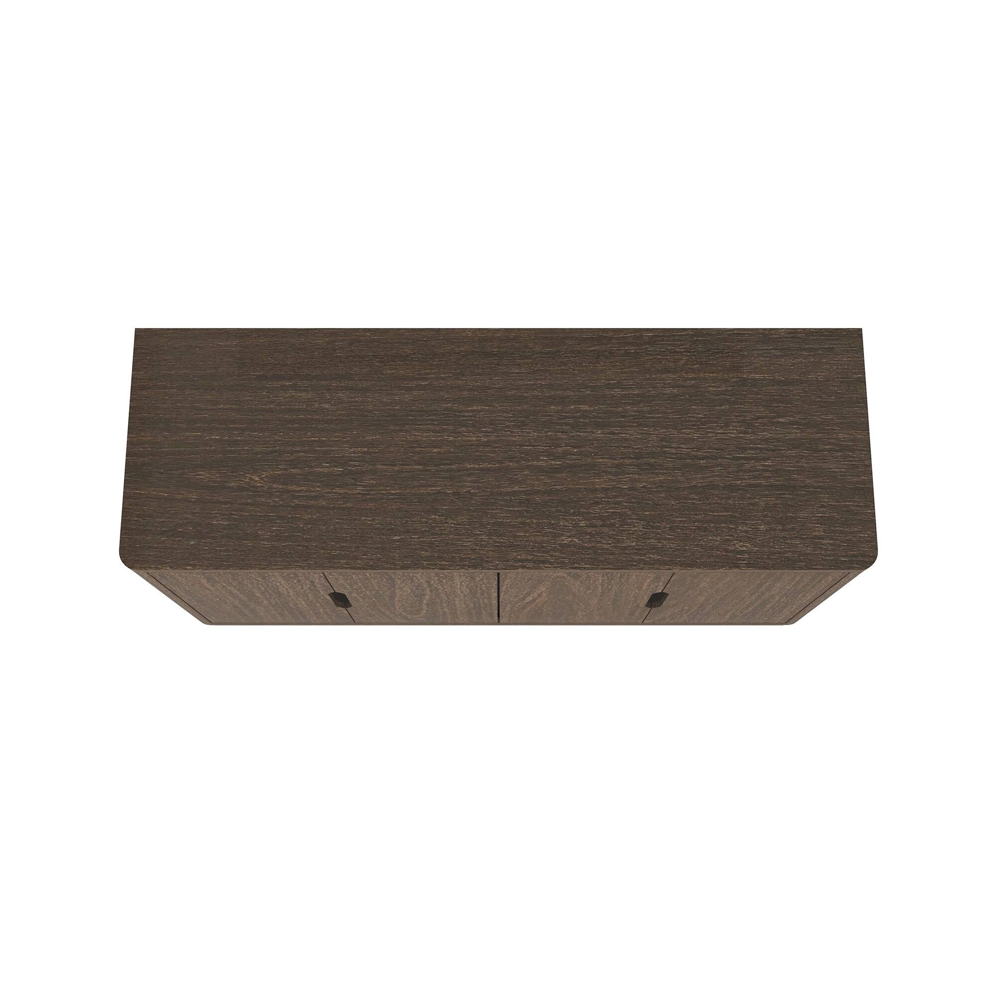 Alt View 6. Manhattan Comfort - Rivington Modern 60" Sideboard - Walnut.