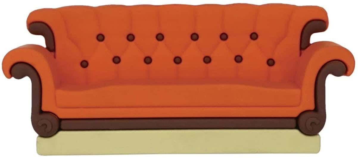 Monogram - Friends Couch 3D Foam Magnet - Orange