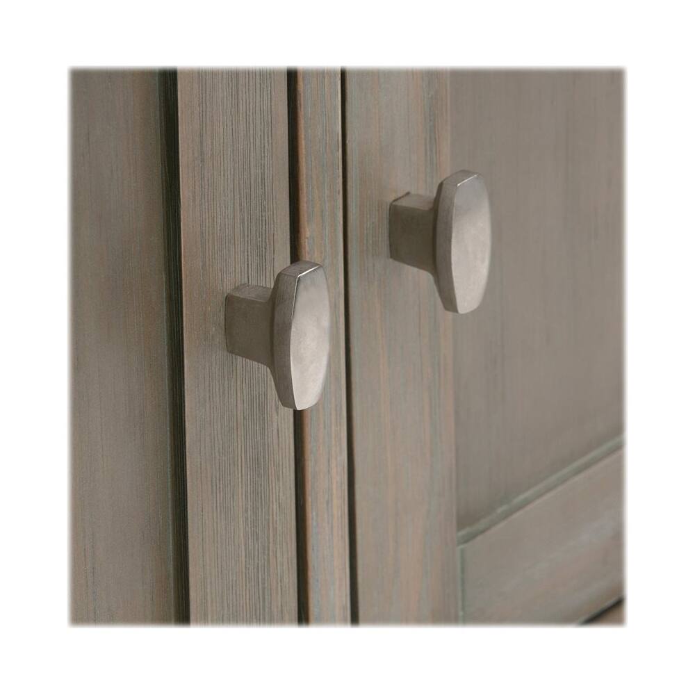 Alt View 12. Simpli Home - Warm Shaker SOLID WOOD 44 inch Wide Transitional Entryway Storage Bench in Distressed Grey - Distressed Gray.