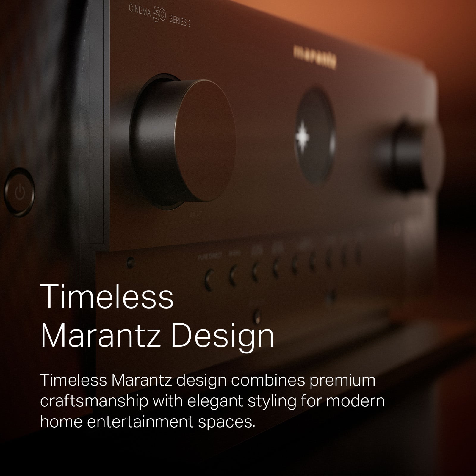 Marantz CINEMA50 S2 110W 9.4 Channel A/V Home Theater Receiver