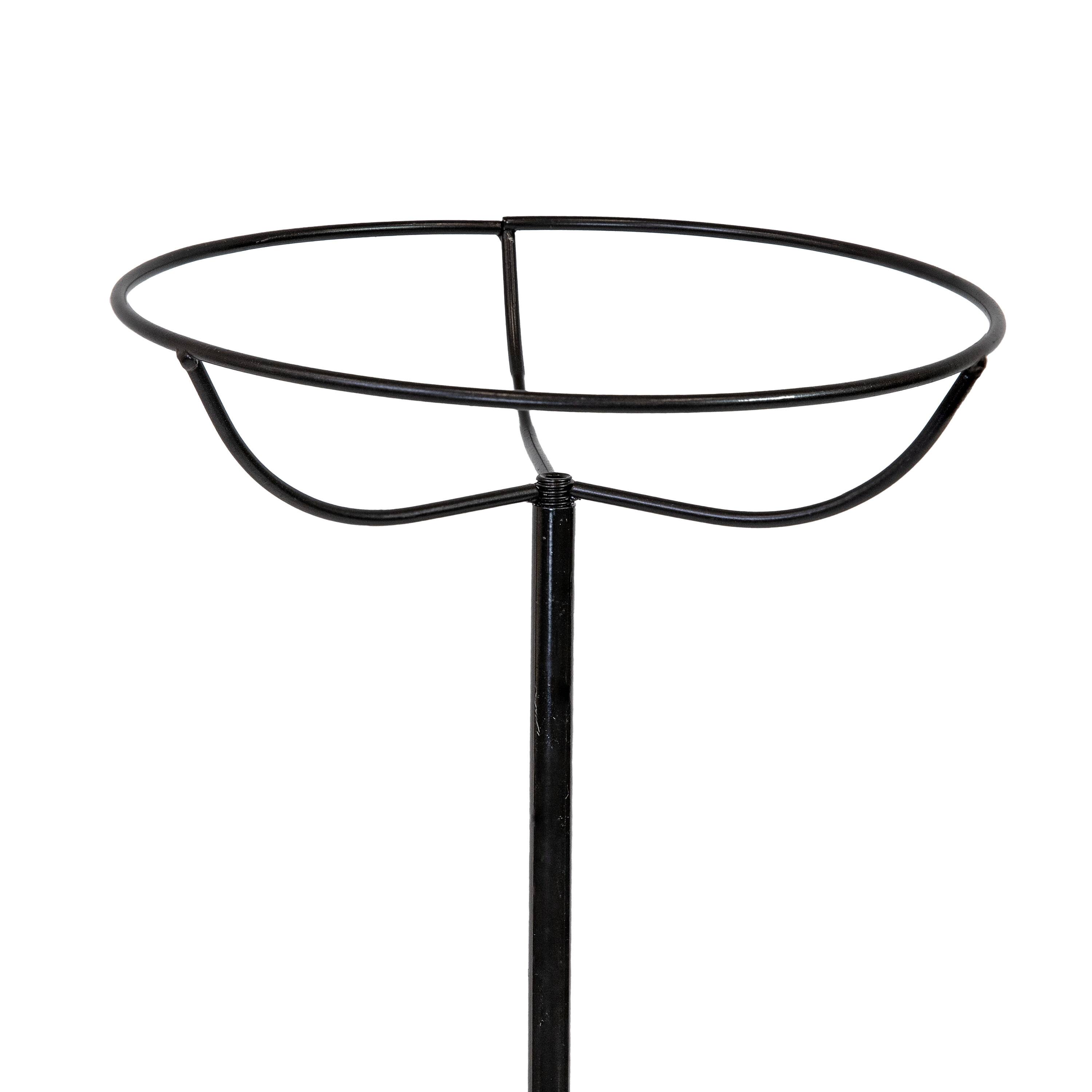 Alt View 8. Sunnydaze - Iron Staked Bird Bath or Feeder - 12 in - Copper.