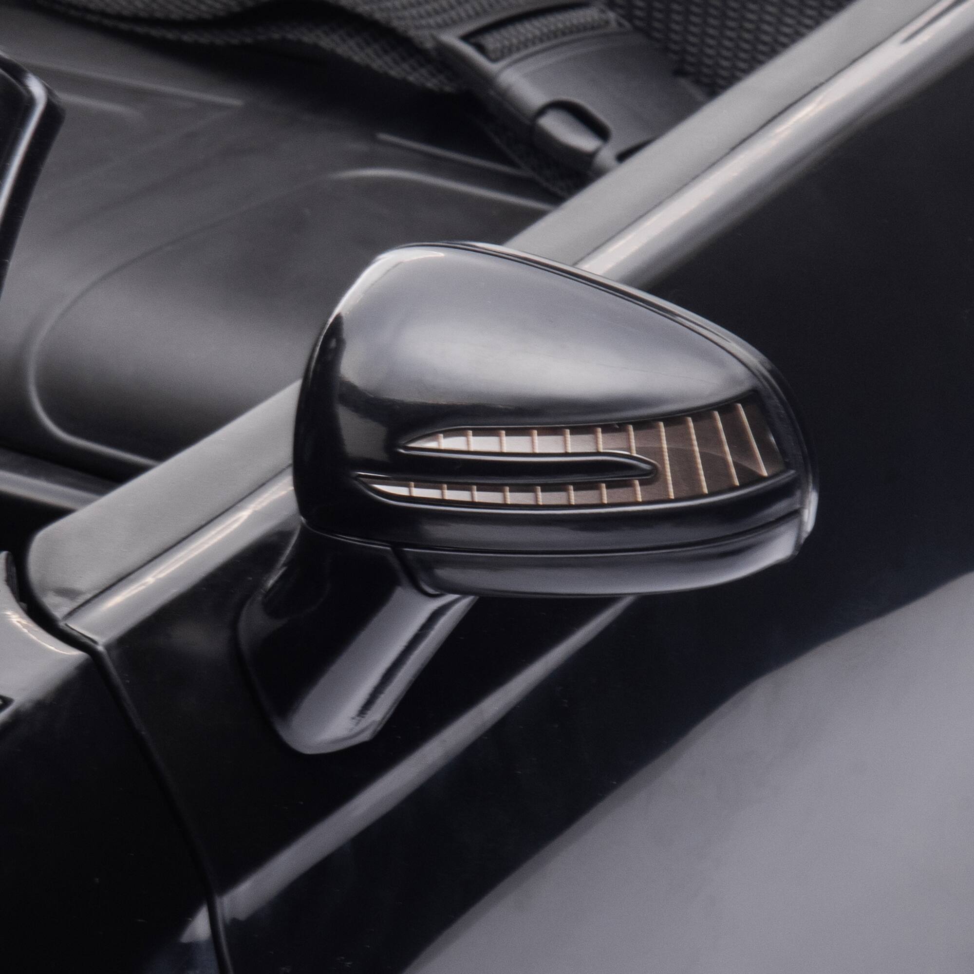 Alt View 4. Aosom - Mercedes SLC 300 Licensed Kids Electric Car with Remote, 12V Battery Ride on Car with Music, Lights, Suspension for 3-6.