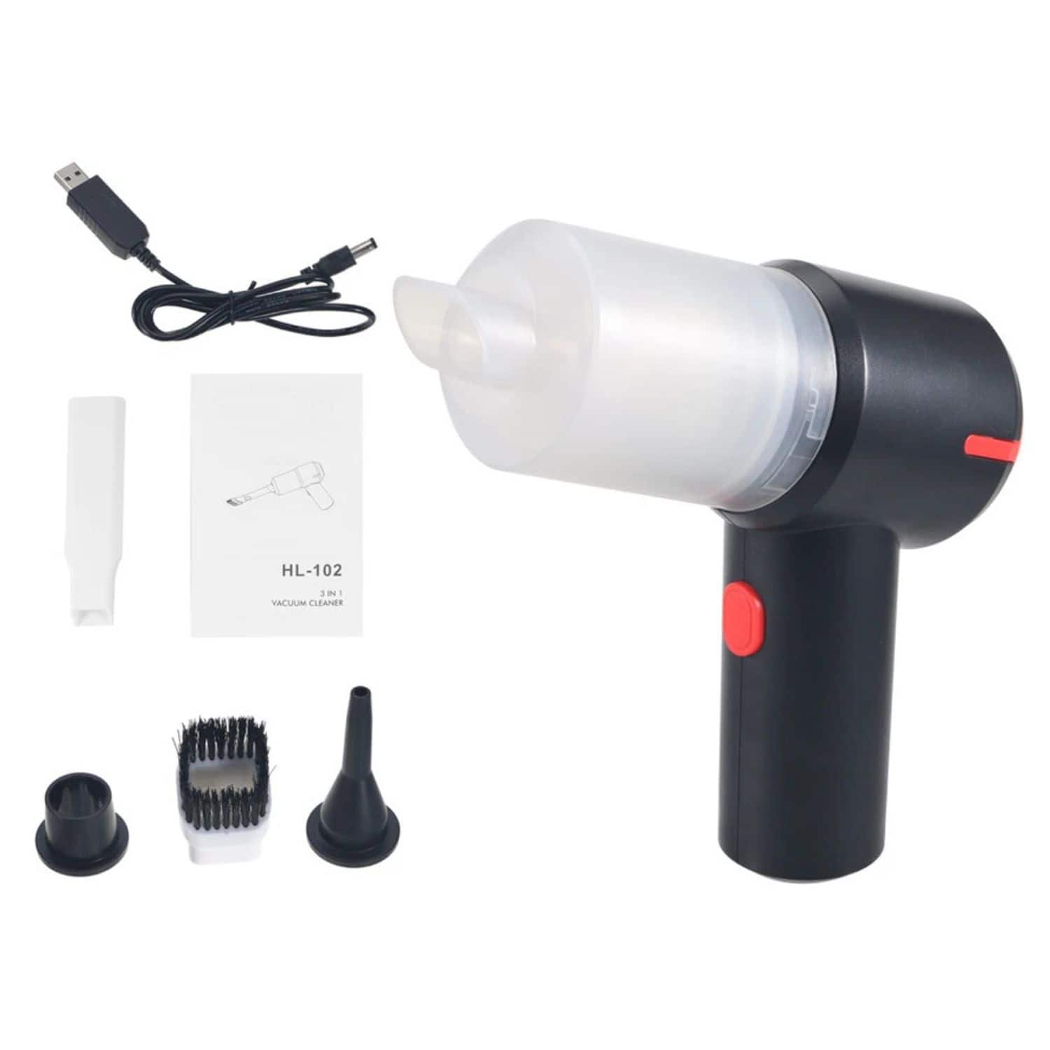 Stock Preferred - 120W Cordless Handheld Vacuum Cleaner – Portable Rechargeable Car & Home Vacuum (9000PA) - Black