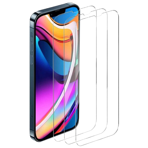 Home Collection - 3X Tempered Glass Screen Protector for iPhone 14 Plus - Clear