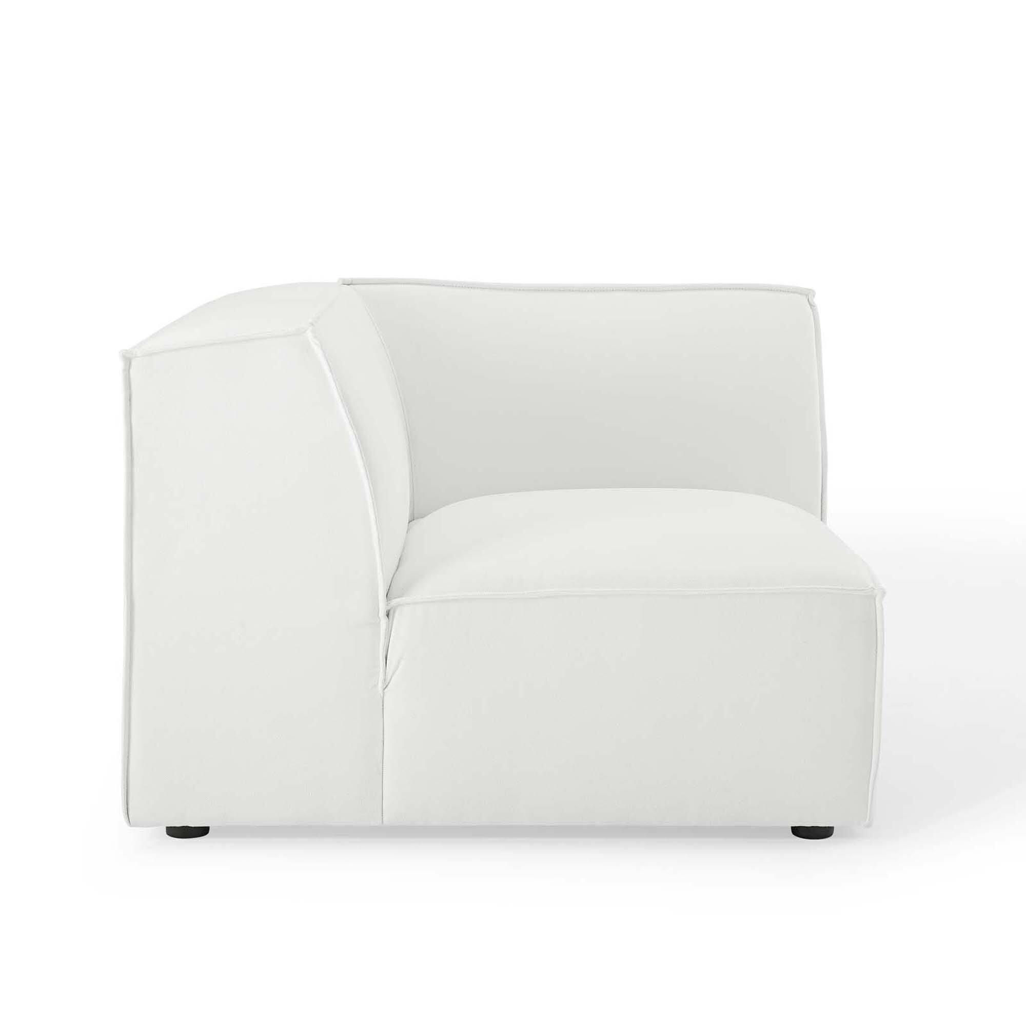 Back. Modway - Restore Sectional Sofa Corner Chair by Modway - White.