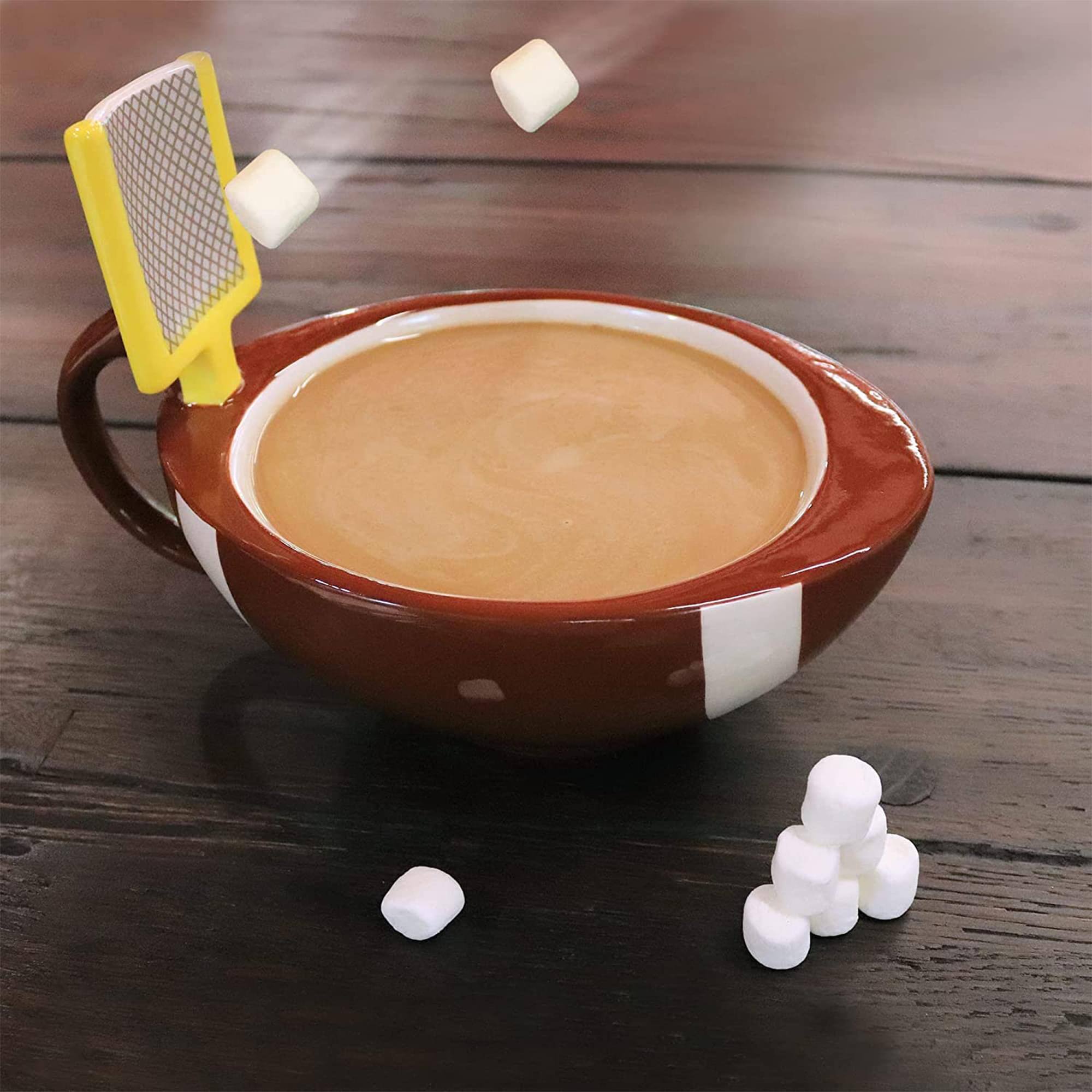 Alt View 4. Silver Buffalo - Silver Buffalo Officially Licensed MAX’IS Creations The Mug With A Goalpost! Game On Edition, 15 oz Football Mug - Brown.