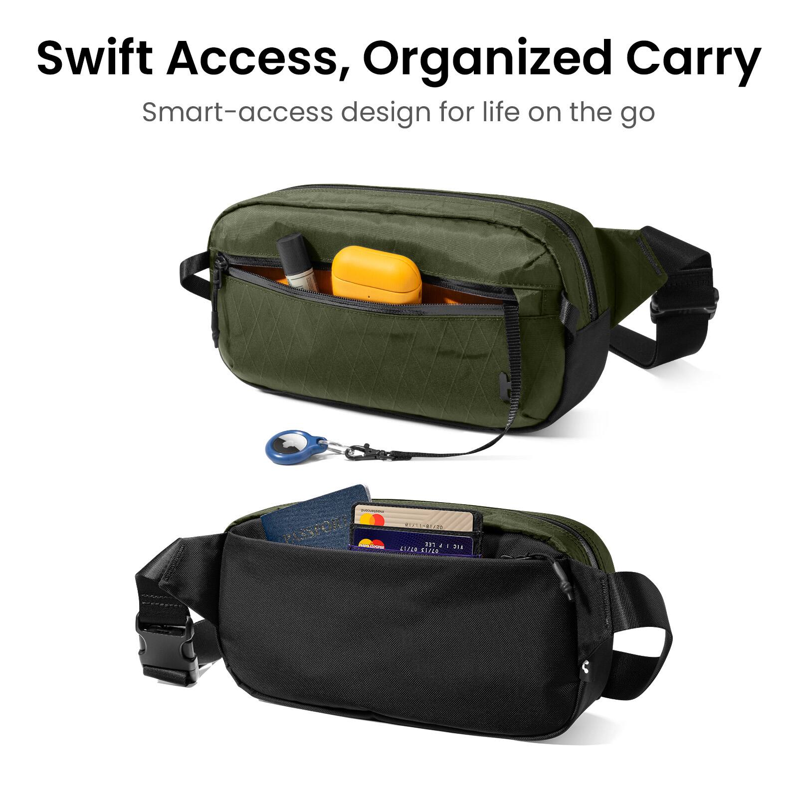 Swift Access, Organized Carry  
Smart-access design for life on the go