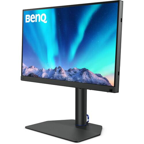 Alt View 1. BenQ - PhotoVue 27" 4K UHD IPS Monitor 5ms 16:9 1000:1 HDR10 & HLG USB-C Anti-Glare HDMI & DisplayPort - Black.