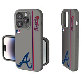 Keyscaper - MLB - Atlanta Braves iPhone Soft Touch Case - 15 - Gray