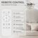 REMOTE CONTROL
Easy Control for Fan & Light
- Fan All Off
- Light On/Off
- Speed Control
- Natural Wind Mode
- Timer (1H/2H/4H/8H)
- Reverse Mode