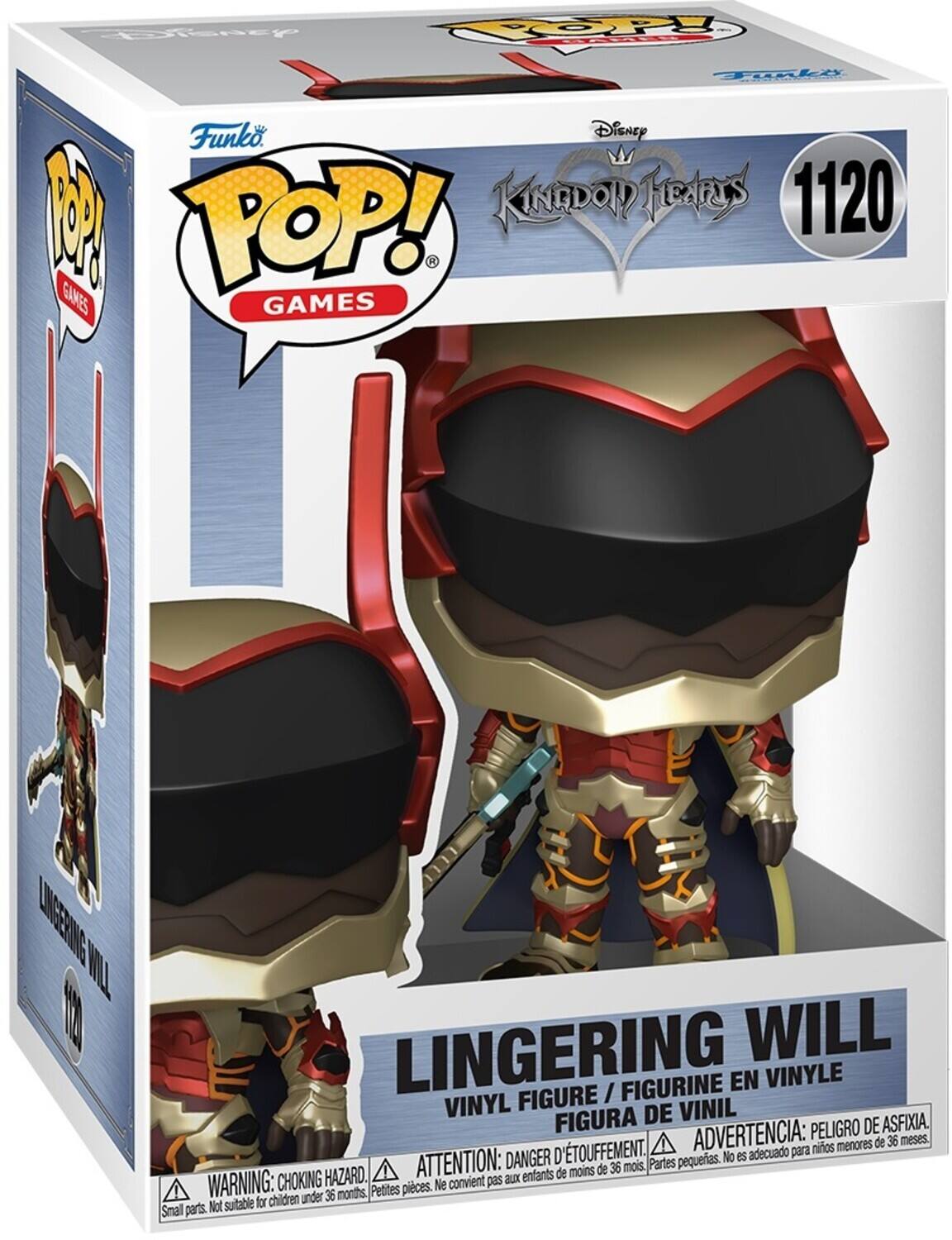 SESaEy P Tl Funko Disney W M TOP! KINGDOM HEARTS 1120 K GAMES GAMES LINGERING WILL FIGURINE EN VINYLE FIGURE / VINYL DE VINIL FIGURA DE VINIL PELIGRO DE ASFIXIA. D'TOUFFEMENT. ADVERTENCIA: para niños menores de 36 meses. DANGER pequeñas. No es adecuado HAZARD. ATTENTION: aux enfants de moins de 36 mois. Partes WARNING: CHOKING Petites pièces. Ne convient pas for children under 36 months Small parts. Not suitable