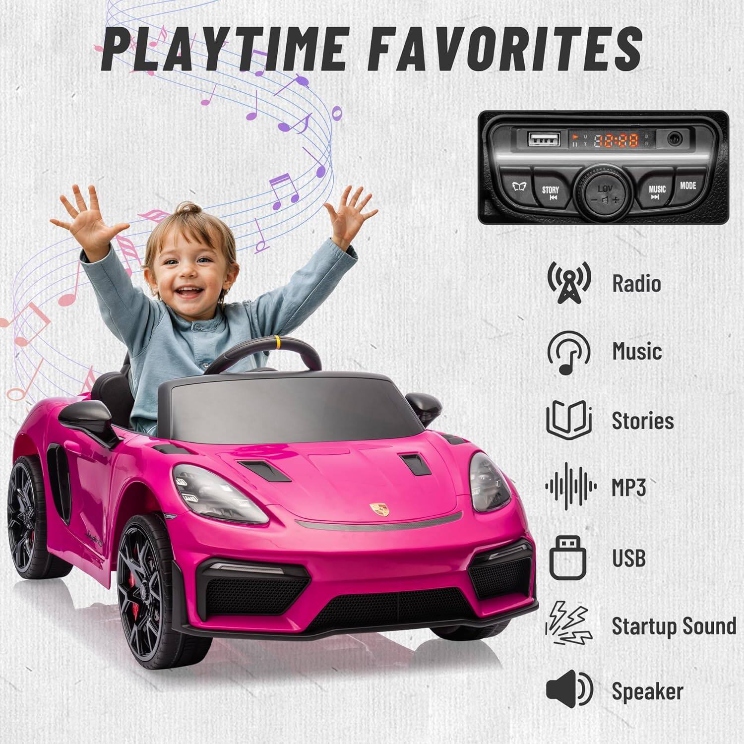 PLAYTIME FAVORITES

39:28

07

STORY - LOV

MUSIC

MODE

Radio

Music

Stories

MP3

USB

Startup Sound

Speaker