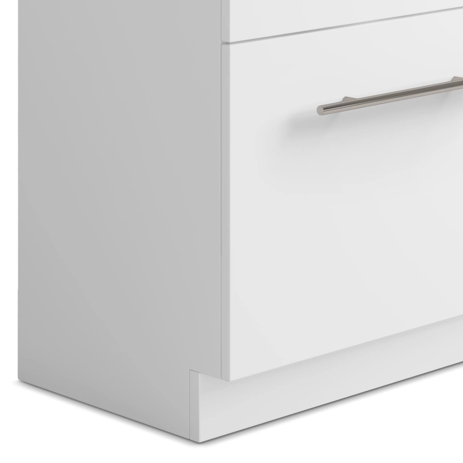 Alt View 4. Simpli Home - Metro  All-in-One 28-inch Utility Sink & Cabinet - Pure White.