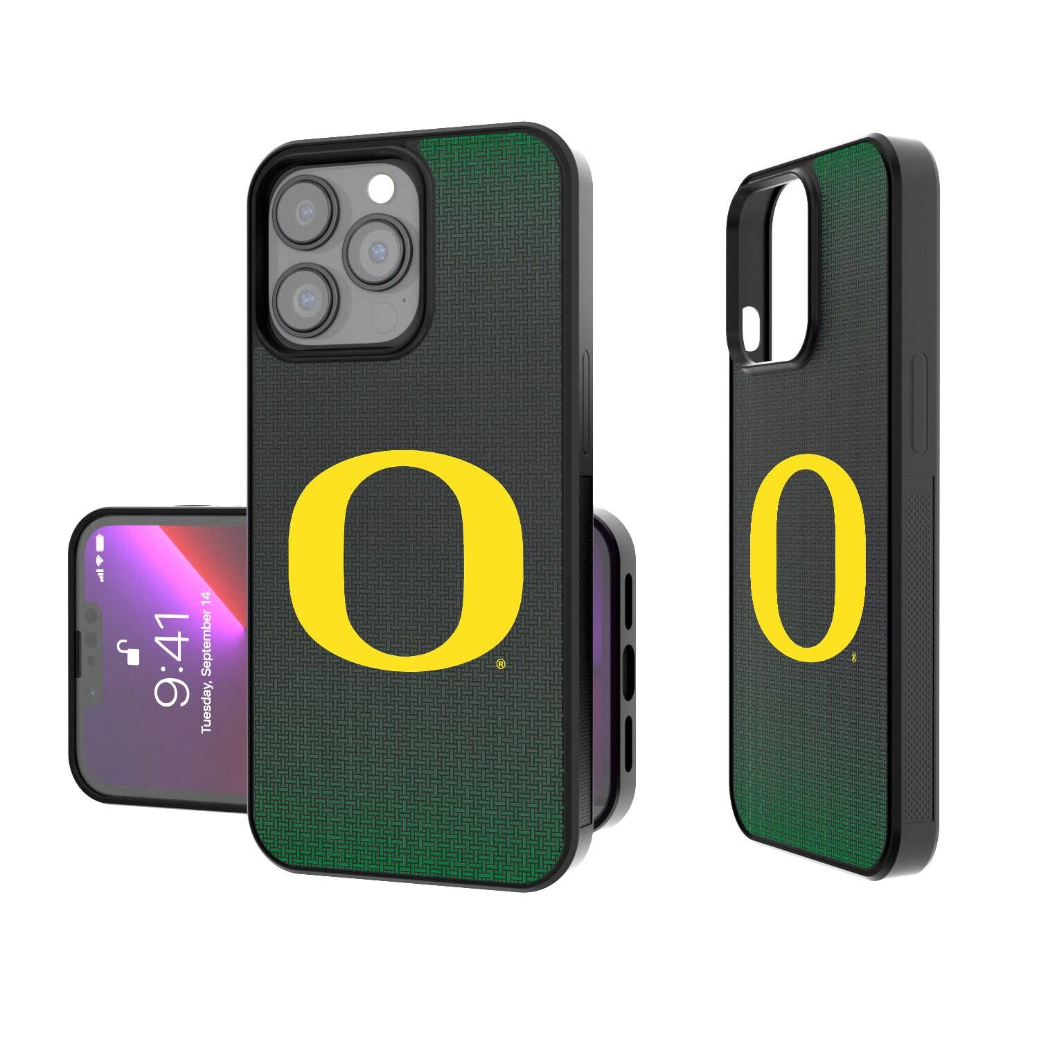 Keyscaper - NCAA - Oregon Ducks Linen Logo iPhone Bump Case - 14 Pro Max - Black price history on PriceWatchPro