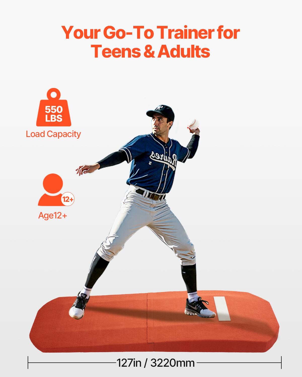 Your Go-To Trainer for Teens & Adults

550 LBS Load Capacity

Age 12+

127in / 3220mm