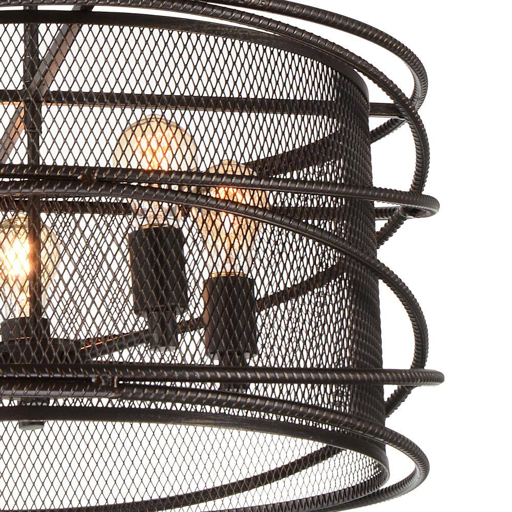 Left. CWI Lighting - Darya 5 Light Up Pendant With Brown Finish - Brown.