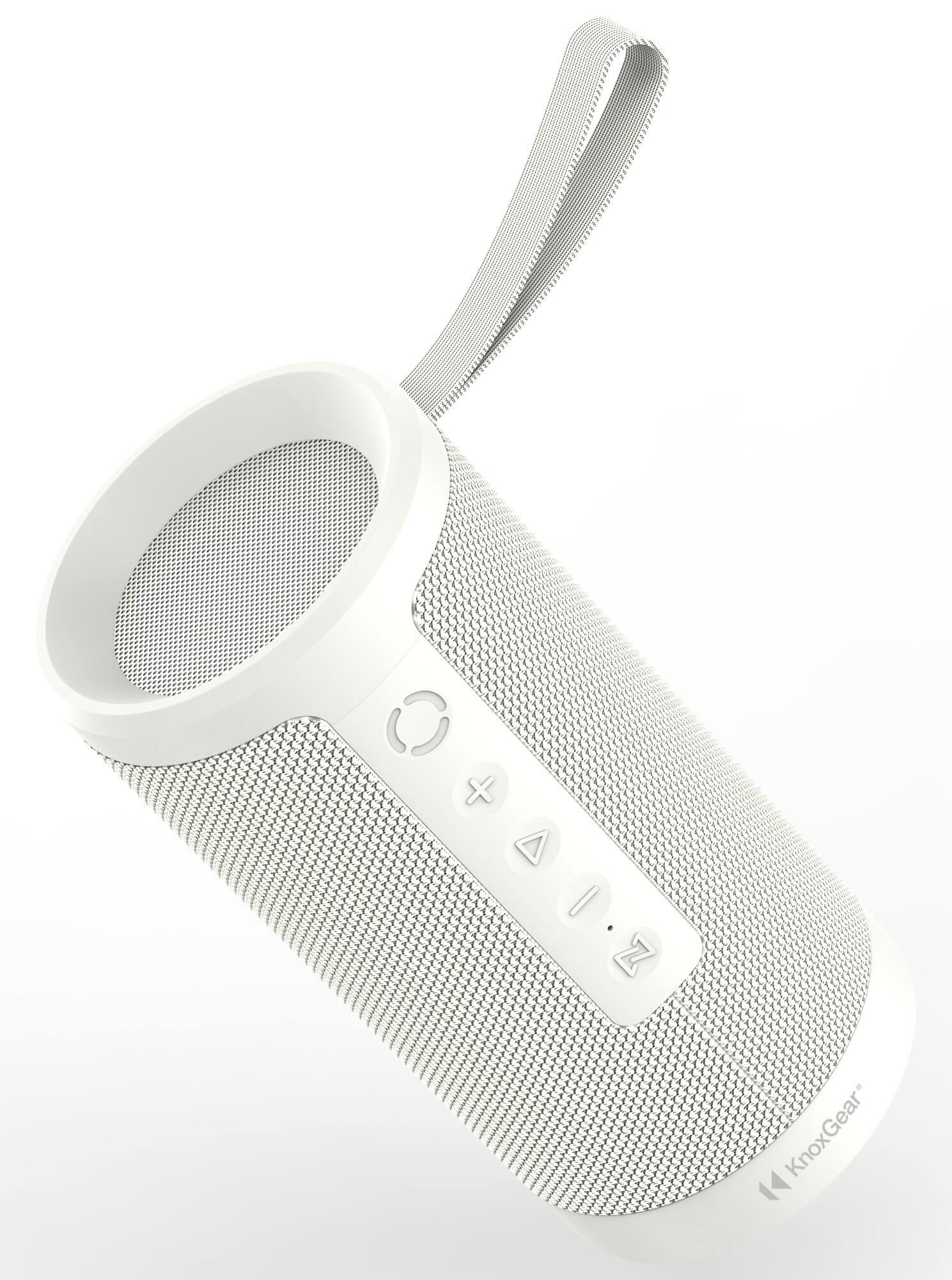 Left. Knox - Knox Gear Beatnik Portable Bluetooth Speaker IPX5 Waterproof Speaker (White) - Black.