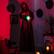 Alt View 16. Costway - 6ft Halloween Animatronics Standing Witch Talking Animated Wicked Witch - Black.