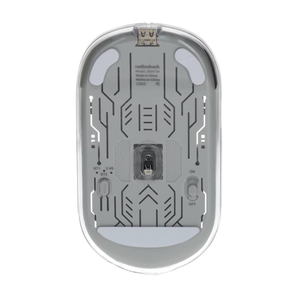 radioshack  
Model: 2604734  
Made in China  
Hecho en China  
23825  
FC  
BT1 2.4G  
BT2  
ON OFF