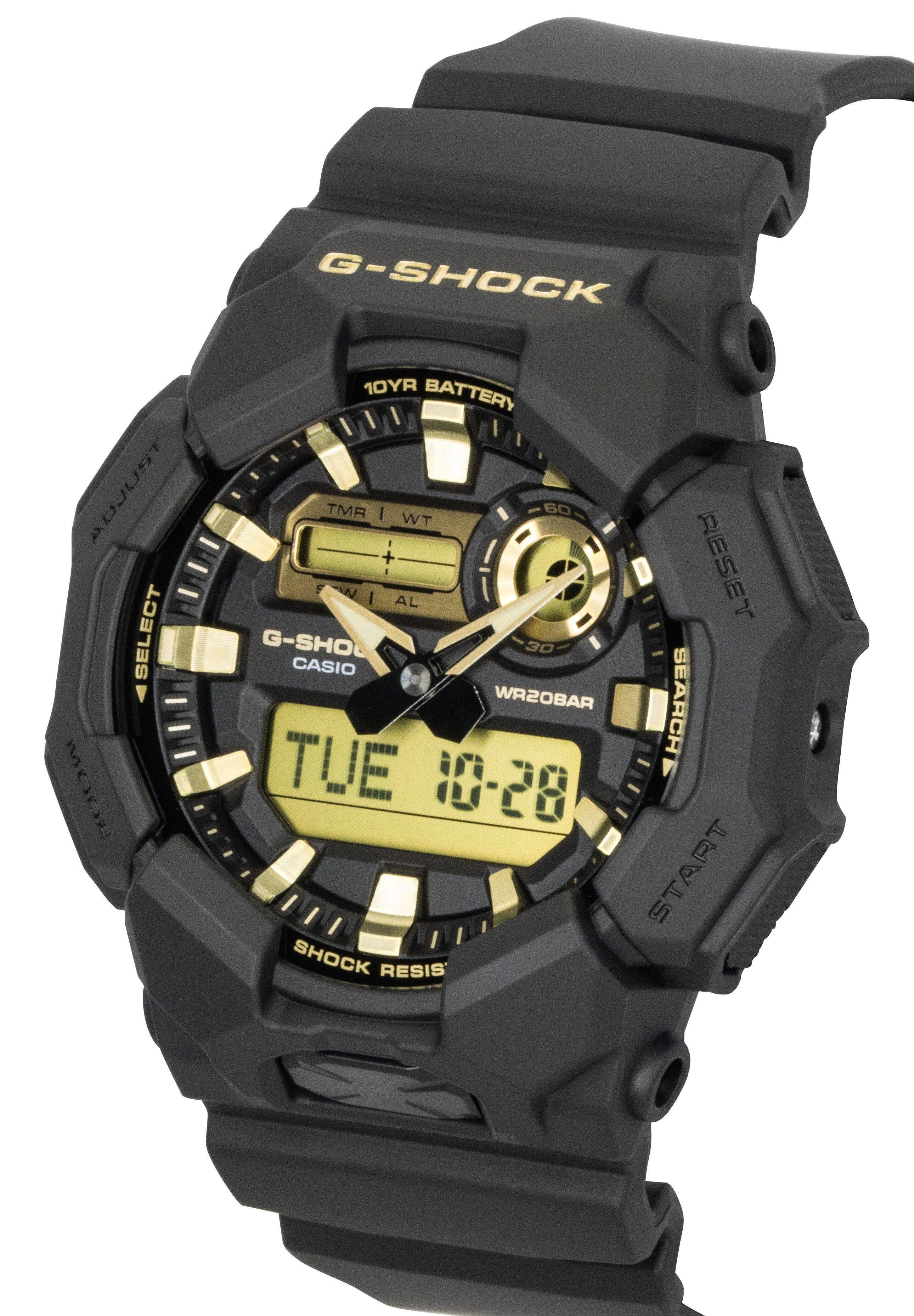 G-SHOCK  
ADJUST  
SELECT  
10YA BATTERY  
TMR I WT + F  
I AL RESET  
G-SHO  
30  
CASIO  
WR20BAR  
SEARCH  
TUE 10-28  
START  
SHOCK RESIST