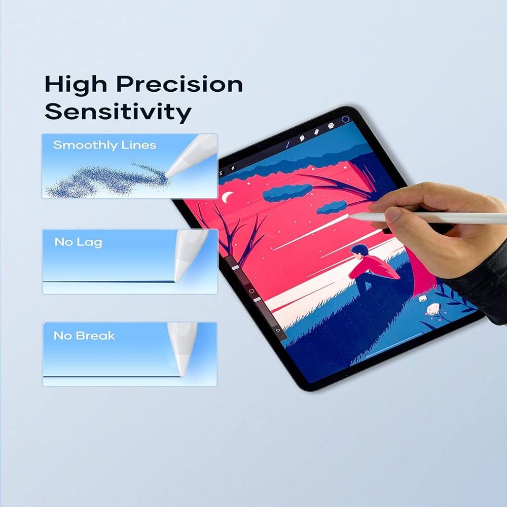 High Precision Sensitivity

- Smoothly Lines
- No Lag
- No Break