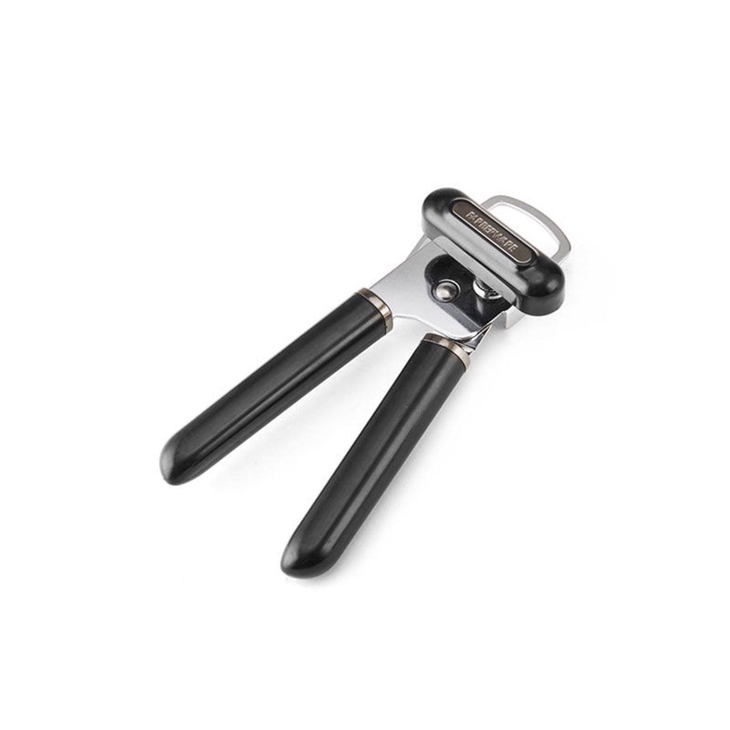 Front. Farberware - Farberware Black/Silver ABS/Stainless Steel Manual Can Opener.