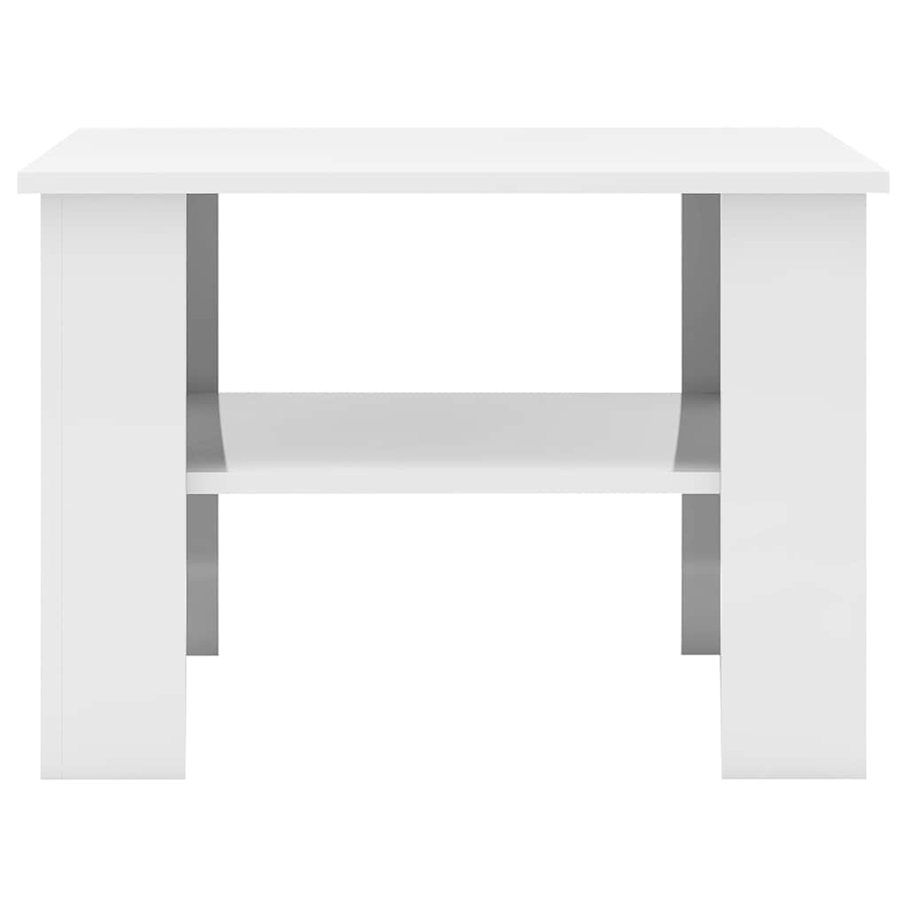 Alt View 3. Boyel Living - Coffee Table High-Gloss white Engineered wood Small Coffee Table - White.