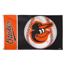 WinCraft - Baltimore Orioles 3' x 5' Baseball Deluxe Single-Sided Flag - Multicolor
