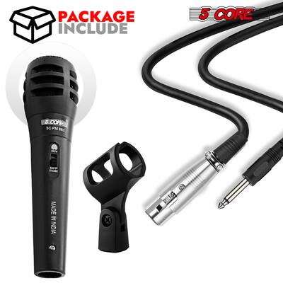 Microfono Dinamico 5Core PM 286 WH - XLR, Cardioide, Con Interruttore E Filtro Pop, Bianco - Foto 1