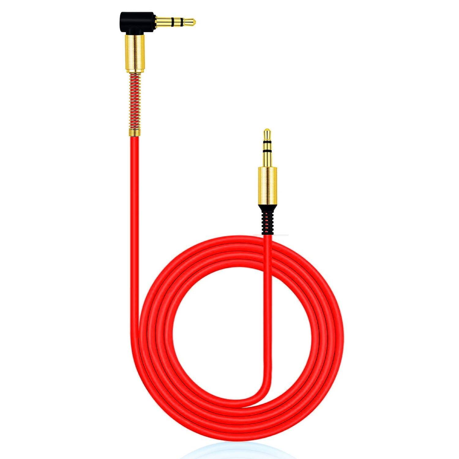 Sanoxy 3.5mm Male to M Aux Cable Cord L Shaped Right Angle Car Audio ...