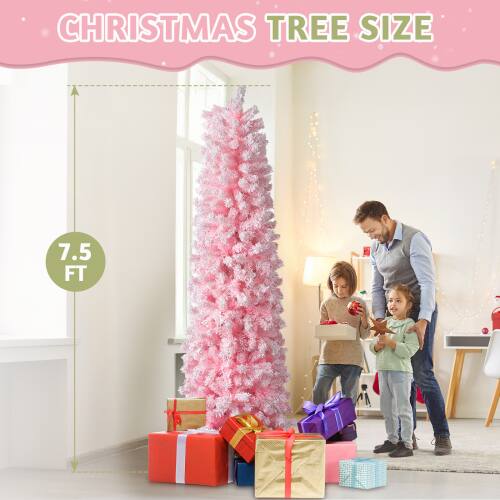 CHRISTMAS TREE SIZE  
7.5 FT