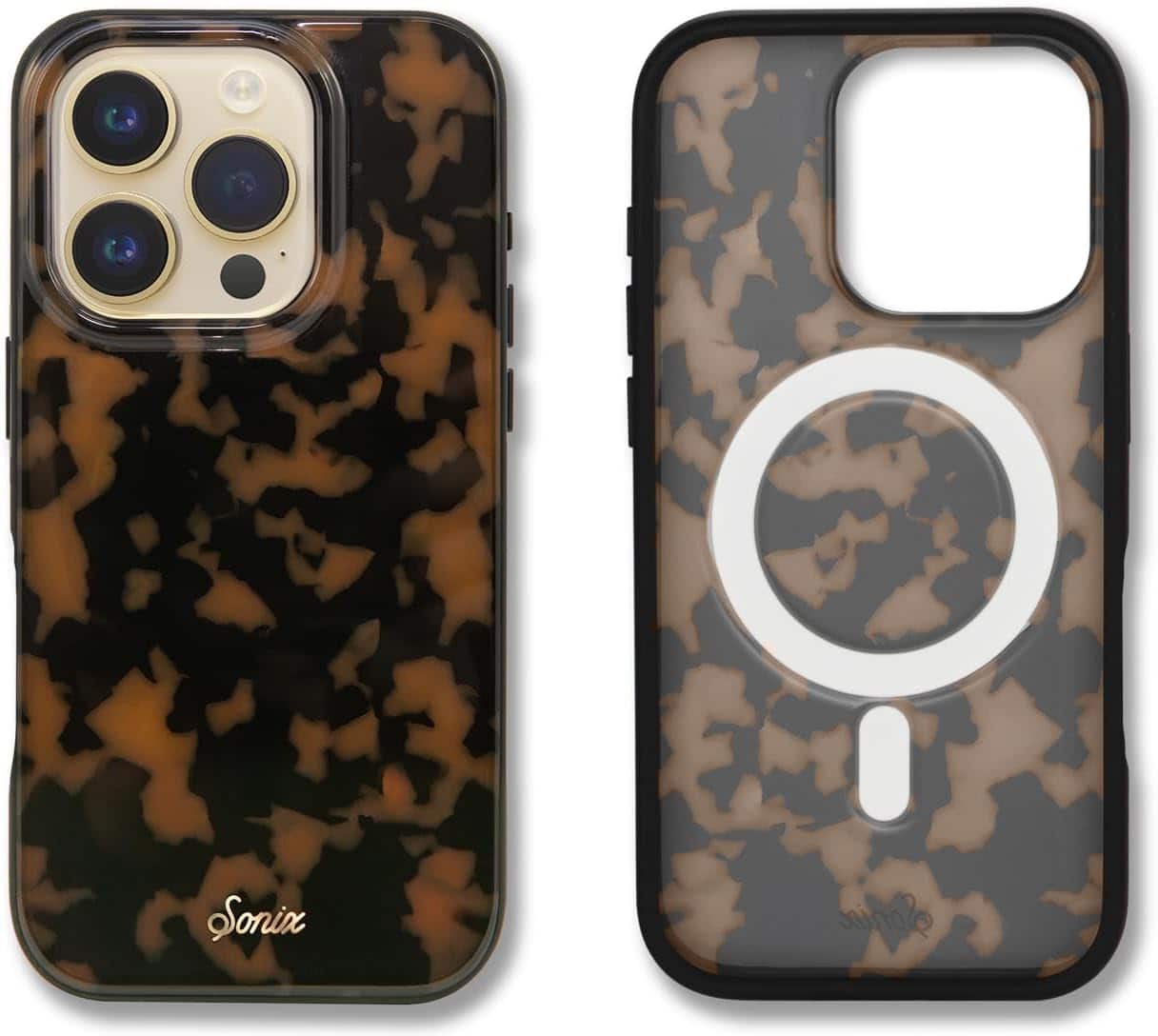 ACJPR - iPhone 16 Pro Max Case, MagSafe Compatible, 10ft Drop Tested (Tortoiseshell) - Color: Brown Tort Size: iPhone 16 Pro Max