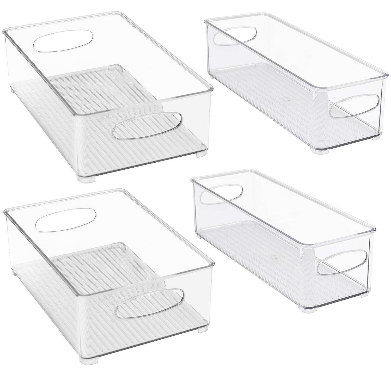 Back. Sorbus - Sorbus Clear Storage Bins for Kitchen Pantry, fridge & more.