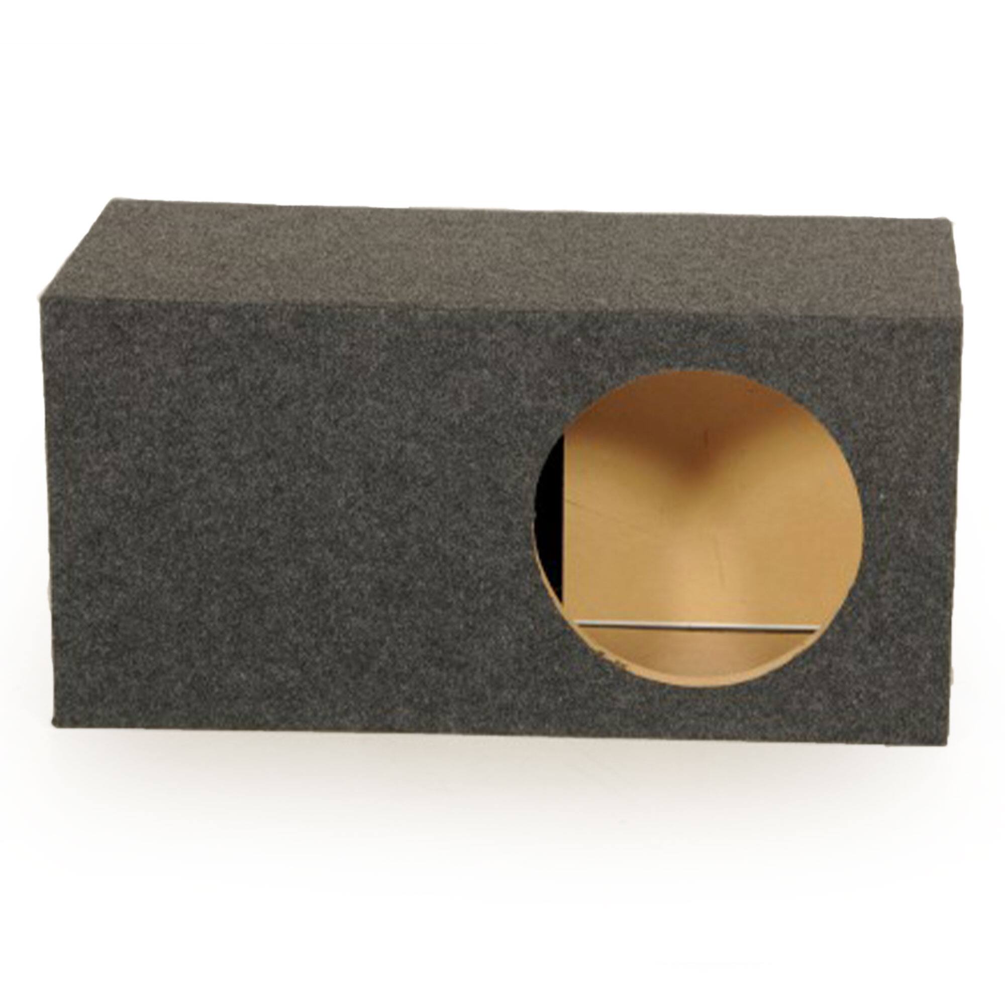 Alt View 1. QPower - QPower 15" Heavy Duty Single Vented Extra Large Vehicle Subwoofer Enclosure Box - Gray.