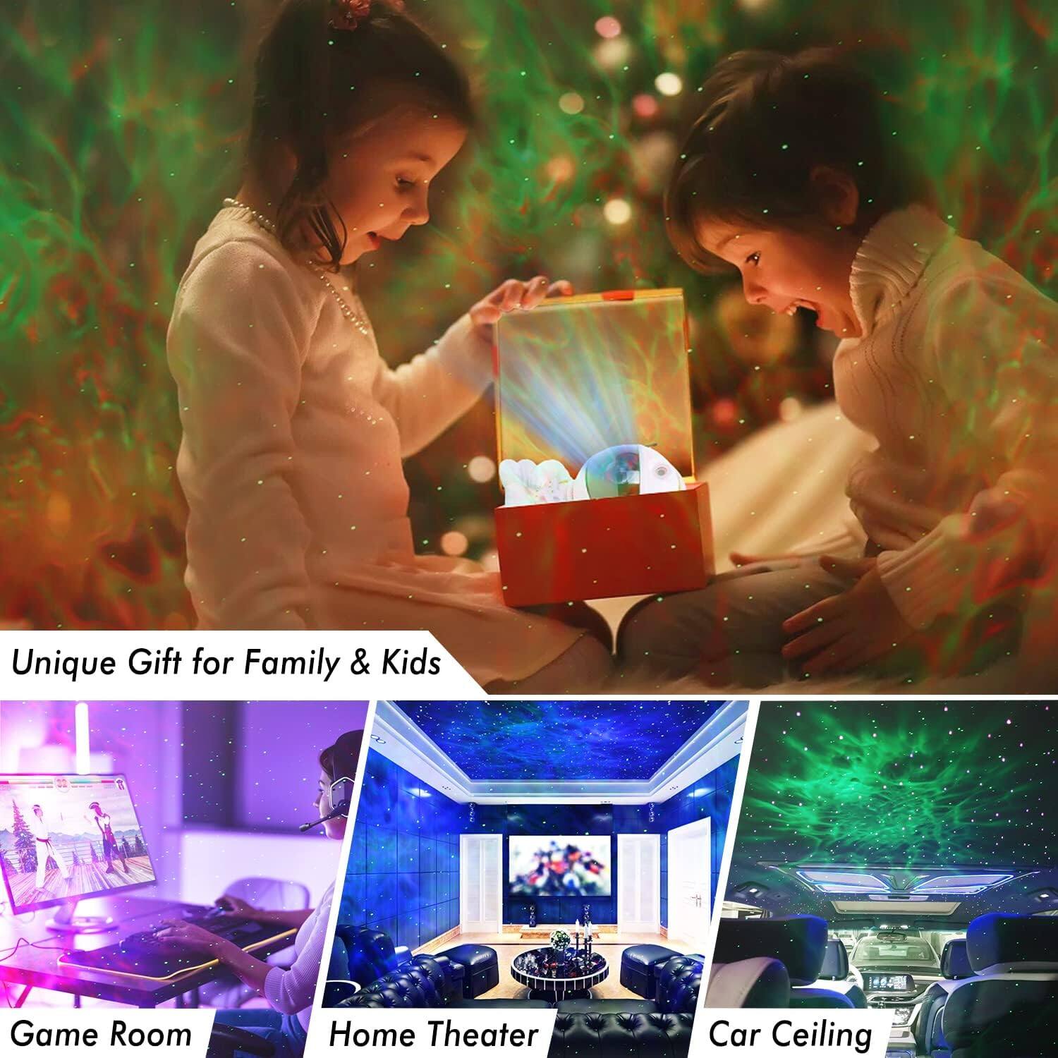 Unique Gift for Family & Kids  
Game Room  
Home Theater  
Car Ceiling