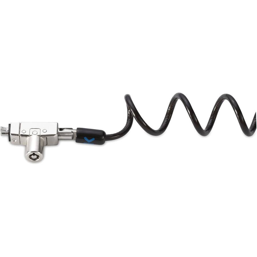 Alt View 2. Kensington - Kensington Slim N17 2.0 Portable Keyed Laptop Lock for Wedge-Shaped Slots - Portable - Keyed Lock - Carbon Steel.