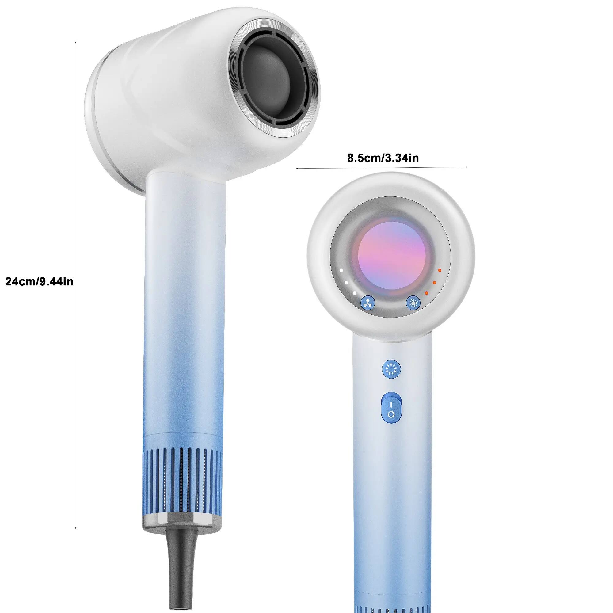 8.5cm/3.34in 24cm/9.44in