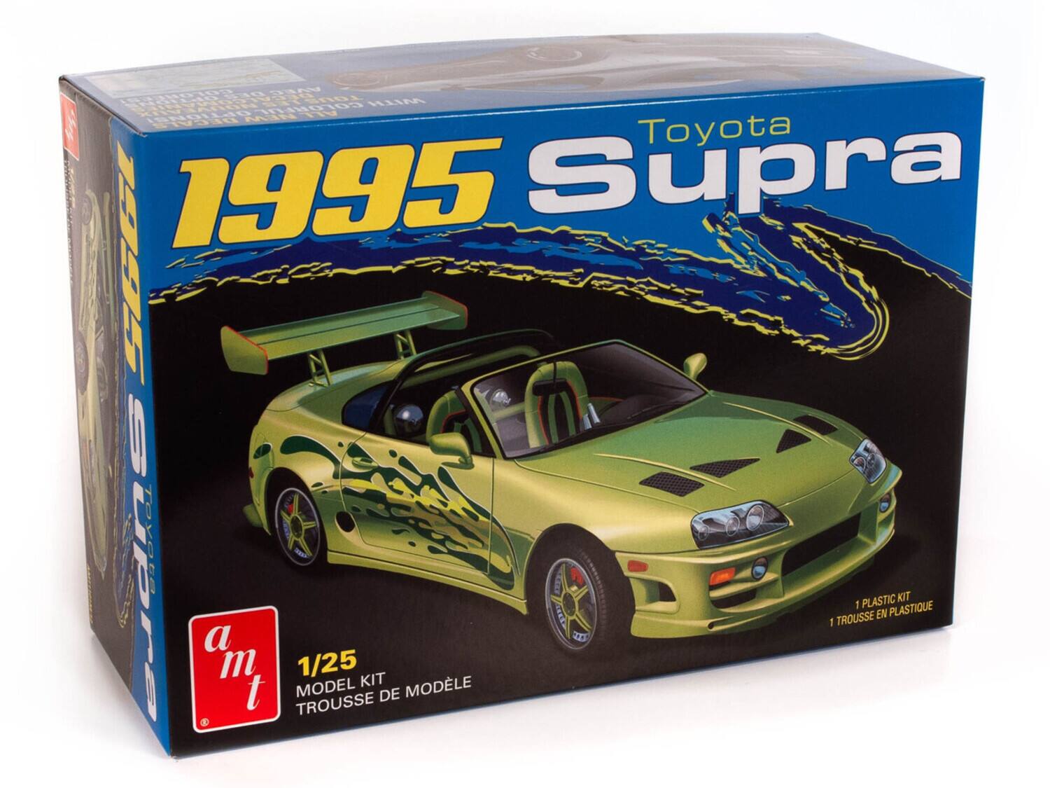 DE DSA Cr Sn TOUs WITH AI FTISNATON K0 COLORFUI I5N OPTIONSI EWN ALL 1 DECALS Toyota 1995 Supra 40K S Shiore UP Tovote PLASTIC KT 1 PLASTIQUE A TROUSSE EN 1 a W B4 m t TROUSSE MODEL 1/25 KIT DE MODLE