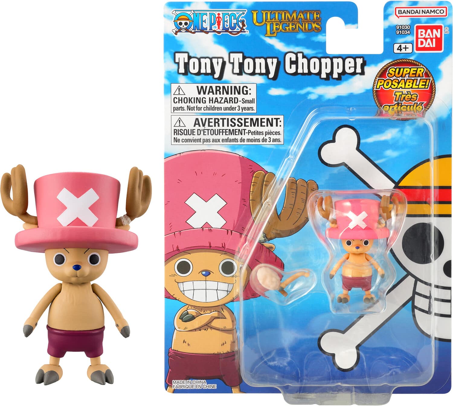 "Bandai - One Piece - Ultimate Legends - Tony Tony Chopper 3 "" Action Figure - COLLECTIBLES - Multicolor" price history on PriceWatchPro