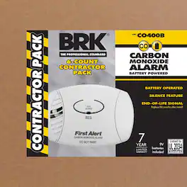 First Alert - BRK Battery-Powered Electrochemical Carbon Monoxide Detector