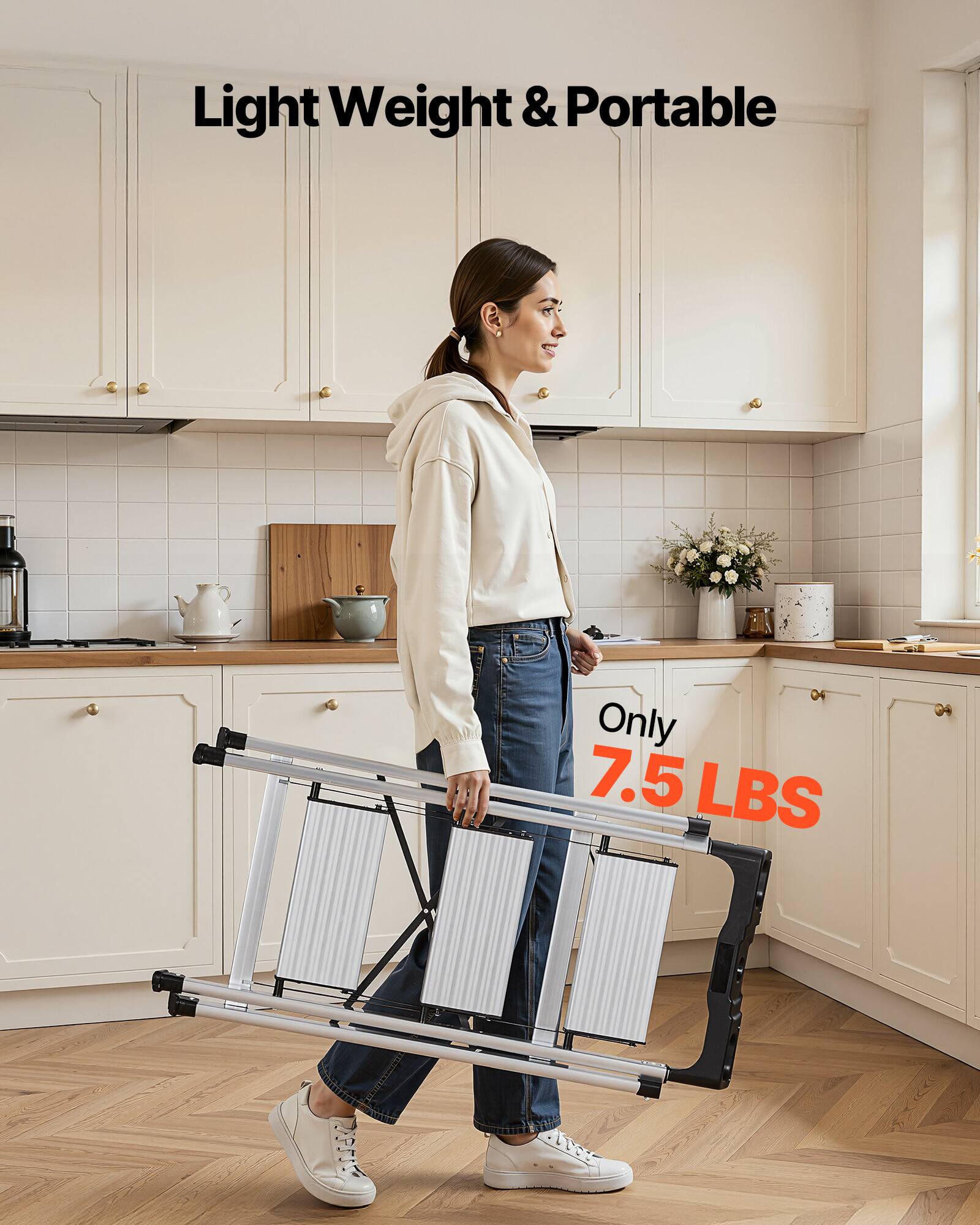 Light Weight & Portable  
Only 7.5 LBS