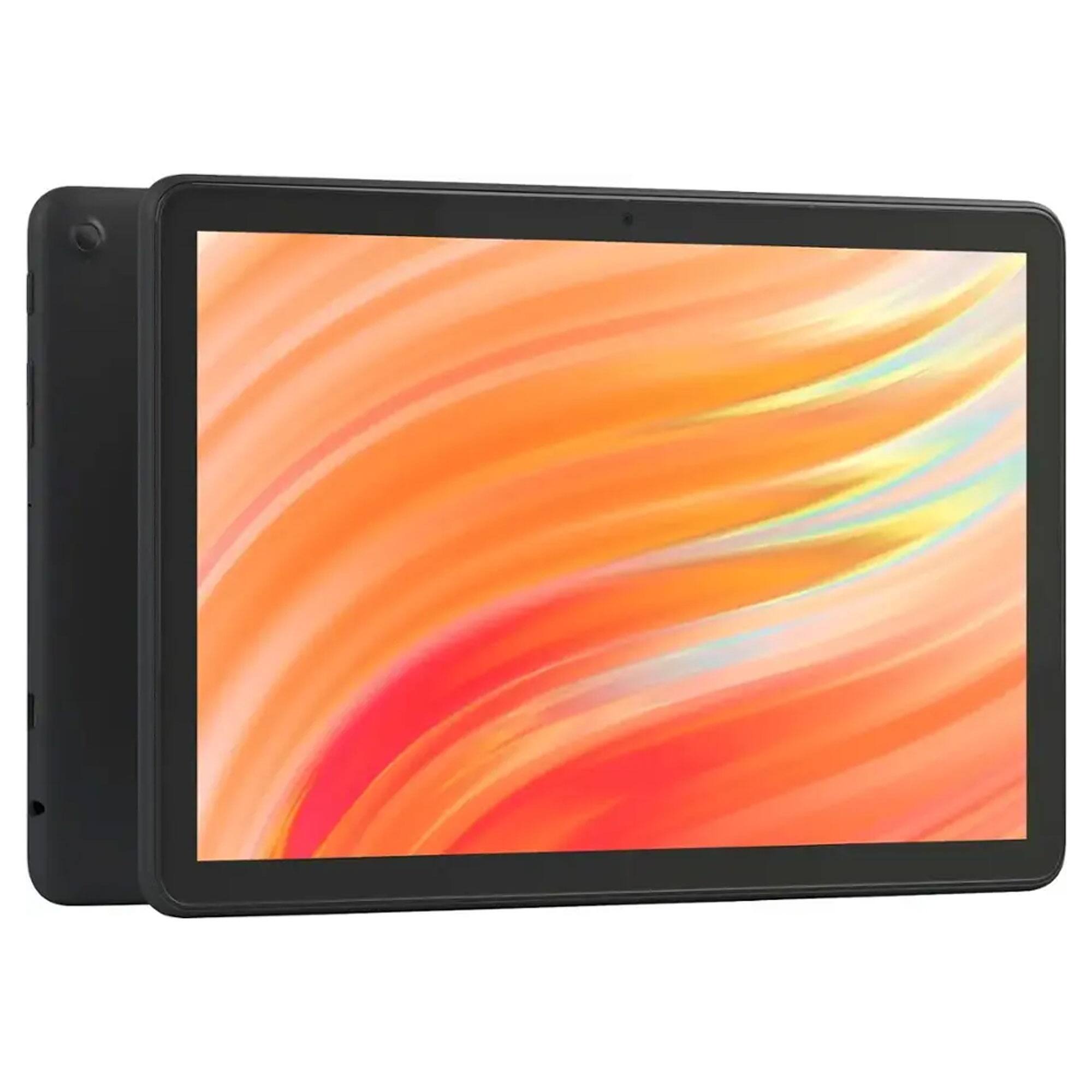 Alt View 1. Amazon - Amazon Fire HD 10 32GB 10.1" Tablet 13th Gen Black + 256GB microSDXC Card Bundle - Black.