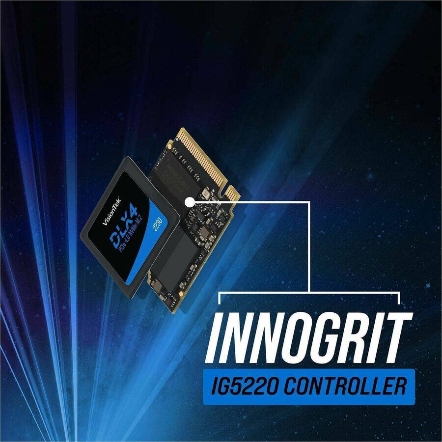 INNOGRIT  
VisionTek DLX4 M.2 2230 4.0 NVMe  
INNOGRIT IG5220 CONTROLLER