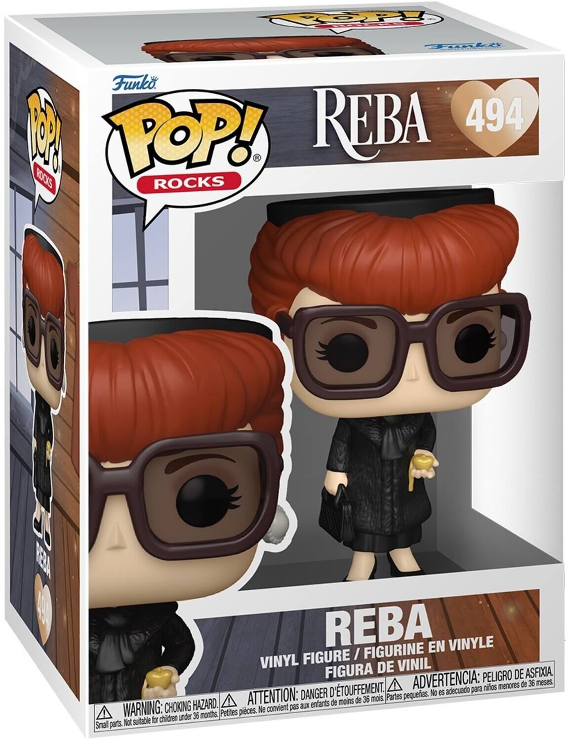 Funko POP! Rocks  
REBA 494  

VINYL FIGURE / FIGURINE EN VINYLE / FIGURA DE VINIL  

WARNING: CHOKING HAZARD. Small parts. Not suitable for children under 36 months.  
ATTENTION: DANGER. Petites pièces. Ne convient pas aux enfants de moins de 36 mois.  
ADVERTENCIA: PELIGRO DE ASFIXIA. No es adecuado para niños menores de 36 meses.