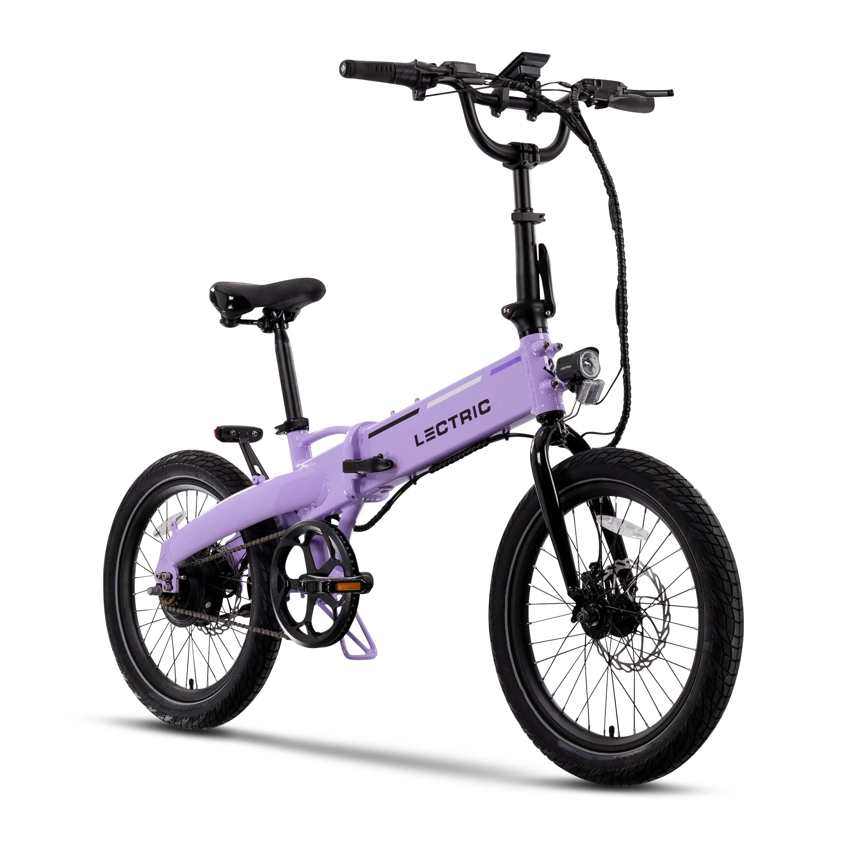 Front. Lectric eBikes - XP Lite2 Foldable Long-Range eBike: 80 miles Max Operating Range & 20 mph Max Speed - Lavender Haze.