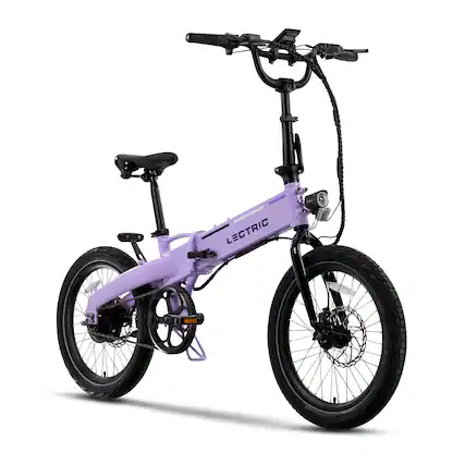 Front. Lectric eBikes - XP Lite2 Foldable Long-Range eBike: 80 miles Max Operating Range & 20 mph Max Speed - Lavender Haze.