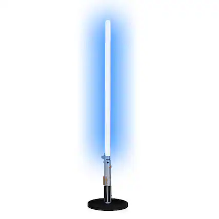 Front. Ukonic - Star Wars Luke Skywalker Lightsaber Standing Lamp | 5-Feet Tall - Blue.